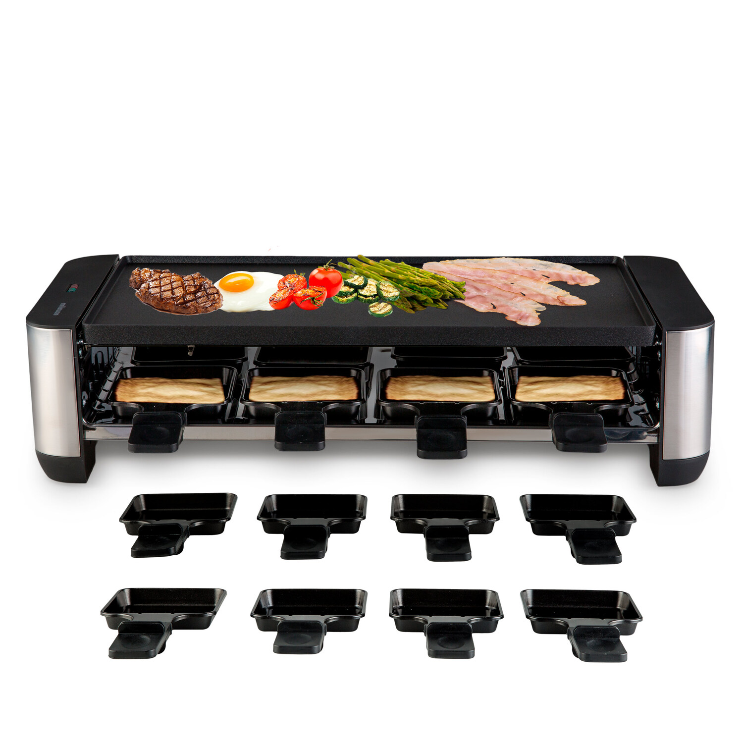 Mellerware – Raclette XL Inox Yummy! 1400W